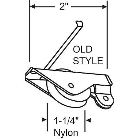 Strybuc Patio Screen Door Roller Assy. 10-368